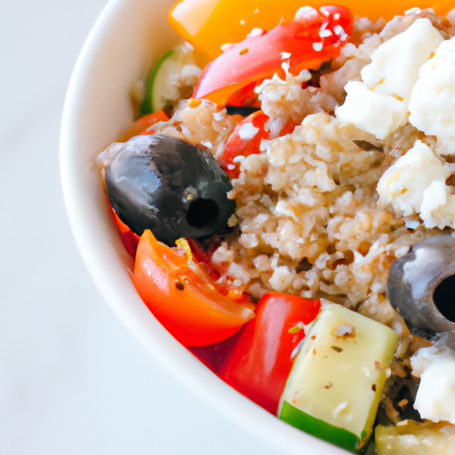 Healthy Mediterranean Quinoa Bowl Recipe