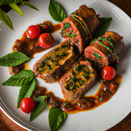 Authentic Italian Beef Braciole Recipe – Stuffed with Herbs and Mushroom.