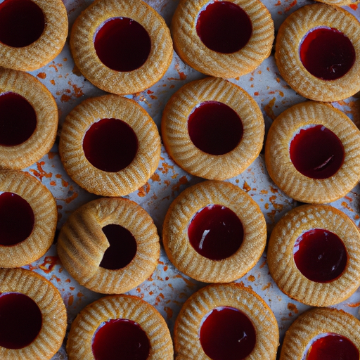 Irresistible Jelly Top Cookies Recipe – Jam Filled Butter Cookies