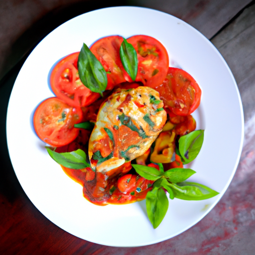 Grilled Chicken with Tomato Basil Relish