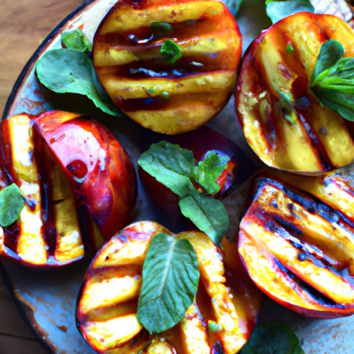 Grilled Nectarines