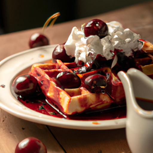 Here is a list of dishes that can be made with Kriek:

Belgian Waffles with Kriek Syrup
