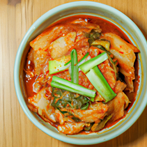 Cabbage kimchi stew