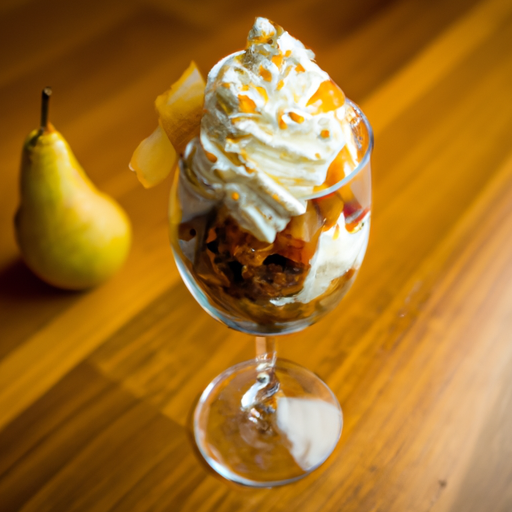 Pear and Gingerbread Trifle