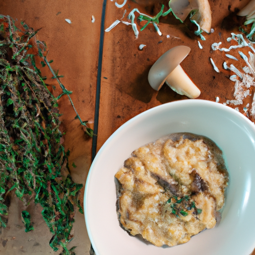 Creamy Mushroom Risotto: A Delicious and Easy Recipe.
