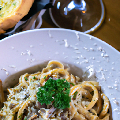 Buttery and Creamy Garlic Mushroom Pasta Recipe