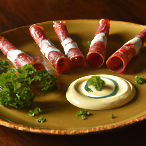 Easy Salami Cream Cheese Roll Ups with Pepperoncini