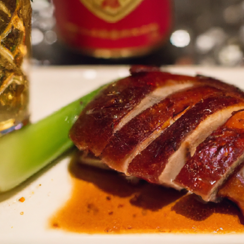 Experience the Decadent Taste of Sichuan Crispy Duck with Maotai Sauce