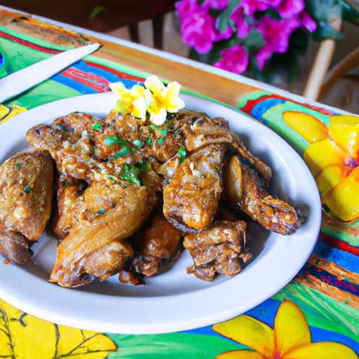 Polynesian Chicken Wings with Brazilian Flair