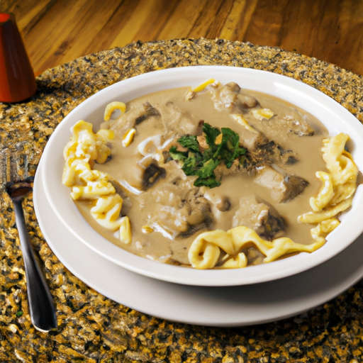Creamy Beef Tips and Noodles Recipe