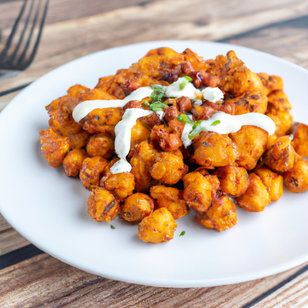 Crispy Air Fryer Buffalo Ranch Chickpea Recipe – Easy, Spicy, & Healthy