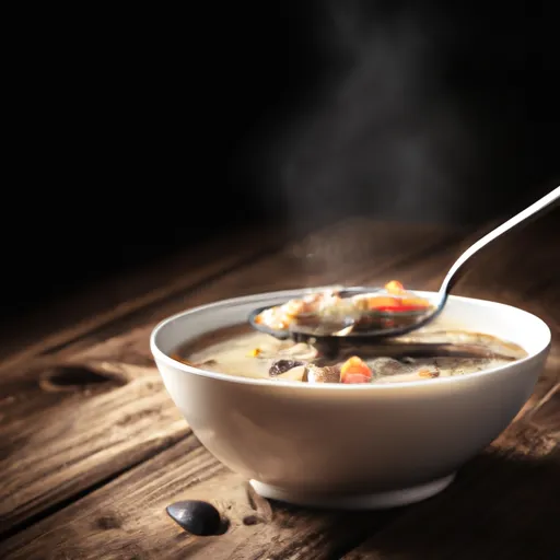 Hearty Creamy Wild Rice Soup with Mushrooms and Carrots Recipe