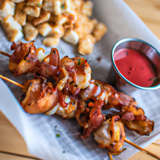 How to make Bacon Ranch Chicken Skewers