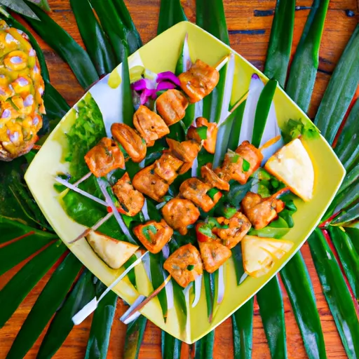 Hawaiian Chicken Skewers with Ninja Foodi