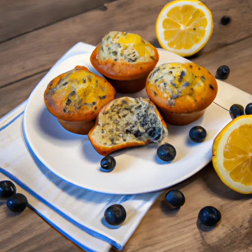 Lemon Blueberry Poppyseed Muffins