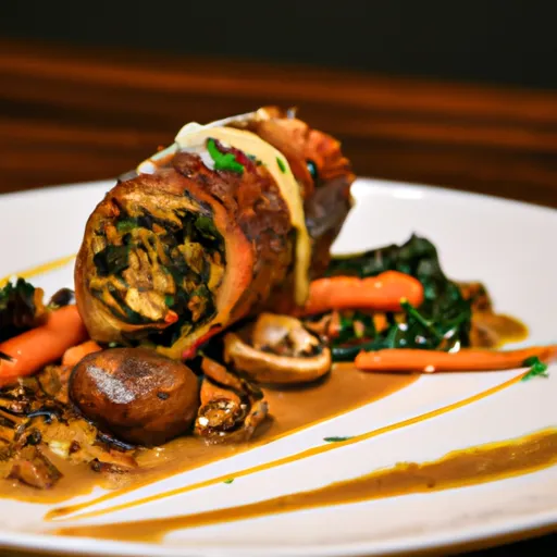 Elegant Stuffed Chicken Roulade Recipe – Perfect for Dinner Parties