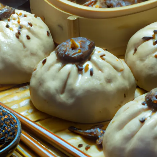 Mushroom Vegan Steamed Buns: Chinese Recipe