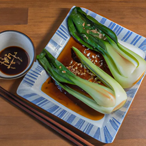 Soy Ginger Steamed Bok Choy Recipe with Sesame Seeds