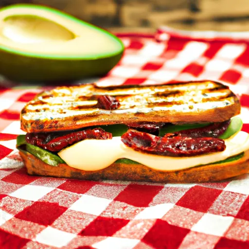 Grilled Cheese with Sun-Dried Tomatoes and Avocado